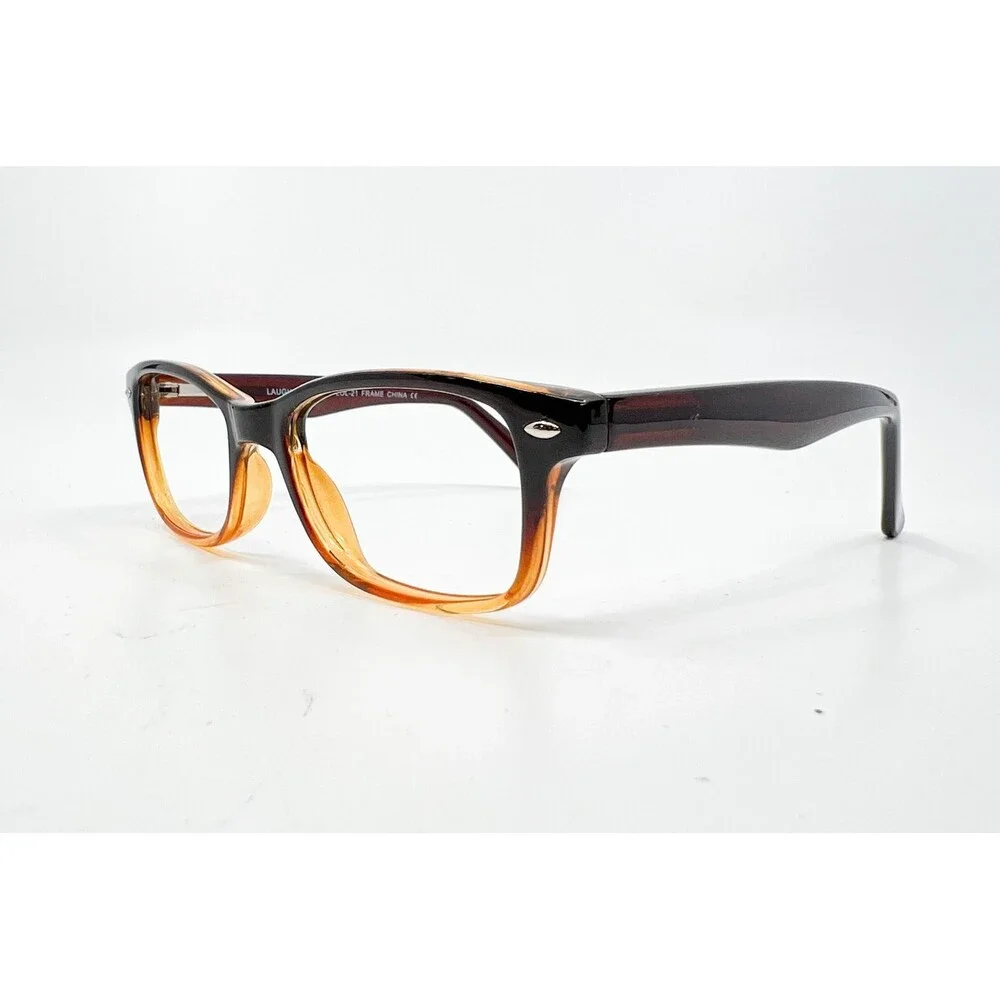 Laugh Out Loud Eyeglasses Kids Brown Ombre Rectangular LOL-21 45-16-125